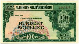 Geldschein, 100 Schilling (ATS), 1944