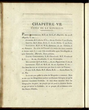 Chapitre VII. Cotes De La Mingrelie.