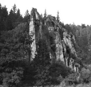 Felsenlandschaft an der Tepl bei Karlsbad