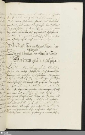 Der Fünfte Theil von Lehns Sachen und Güthern.