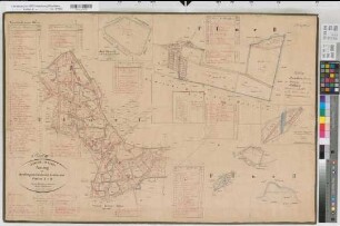 Hullern (Haltern), Teilung der Gemeinheit Hullern, Brouillonkarte Bl.2 - Flur 1; 2