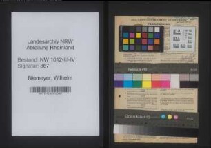 Entnazifizierung Wilhelm Niemeyer , geb. 01.09.1904 (kfm. Angestellter)