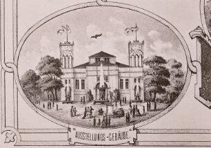 Ausstellungsgebäude des Gewerbevereins in Dresden, Ostraallee 40