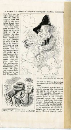Wagner in französischen Karikaturen