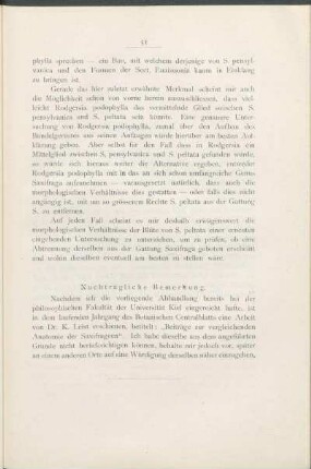 Nachträgliche Bemerkung.