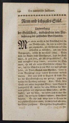 Neun und sechzigstes Stück