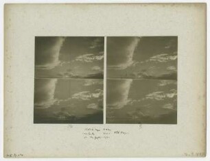 Cumulus, Cumulo-Nimbus, Cirro-Cumulus und Alto-Stratus, Nr. 875
