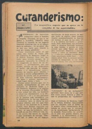 Curanderismo: Un magnifico negocio que se apoya en la estupidez de los supercándidos