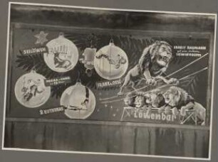 Circus Barlay - Großflächenwerbung, ohne Ortsangabe, 1953-1954