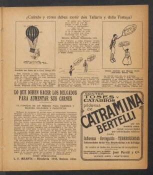 ¿Cuándo y cómo deben morir don Tallarín y doña Tortuga?