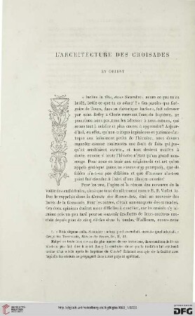 5: L' architecture des croisades en orient