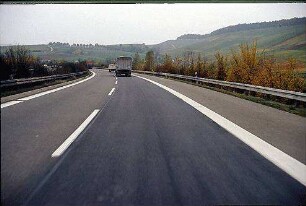 A6 in Richtung Heilbronn, zwischen Bretzfeld und Weinsberg