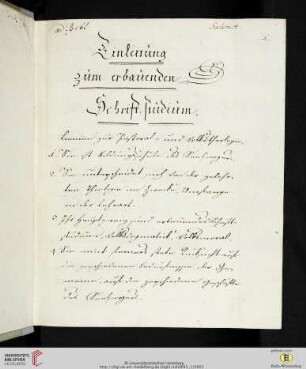 Johann Michael Sailer, Vorlesungs- und Predigtsammlung, Bd. 1