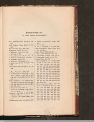 Personenregister
