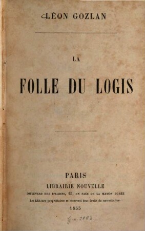 La folle du logis