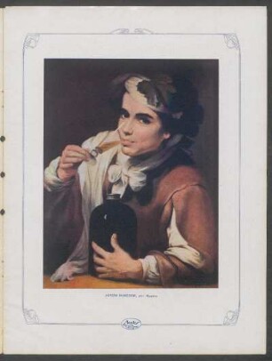 Joven bebedor, por Murillo - [Ilustración]