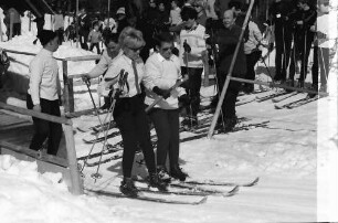 Oberried: Stollenbacher Hütte; Betrieb am Skilift