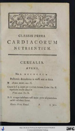 Formulae Materiae Medicae.