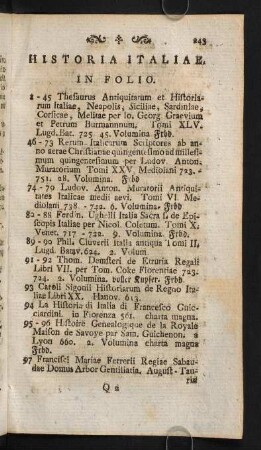 243-255, Historia Italiae