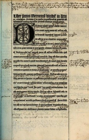 Textus Meteororum Aristotelis
