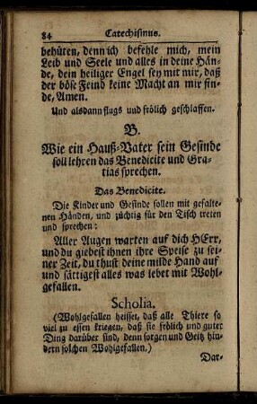 B. Wie ein Hauß-Vater sein Gesinde soll lehren [...] = Kak jaden Gospoda... te Swoj... [...]