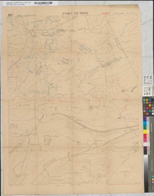 [Militärtopographische Karte] Fort de Vaux. Secret.