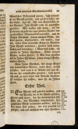 91-99, Erster Theil
