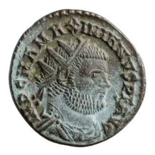 Münze, Follis, 295 - 299 n. Chr.