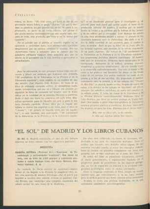 "El sol" de Madrid y los libros cubanos