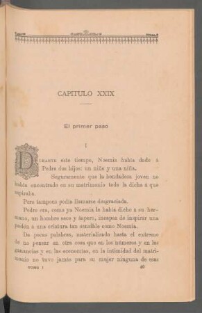 Capítulo XXIX - El primer paso