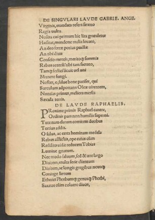 De Laude Raphaelis.