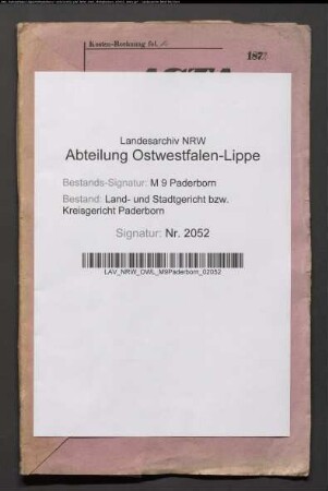 Erblasser: Schmitz, Wilhelm: