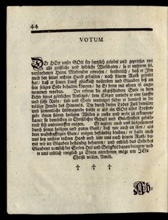 Votum.