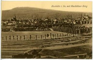 Rochlitz. Blick auf Rochlitz