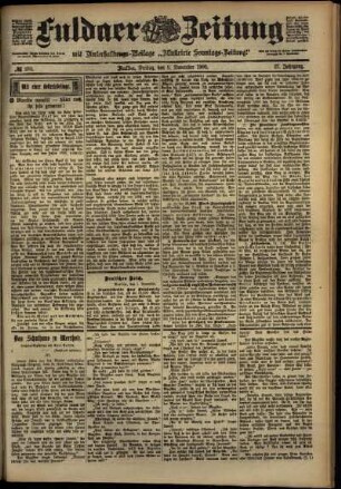 Ausgabe vom Freitag, den 02. November 1900.
