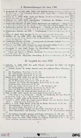II. Graphik bis etwa 1700 (Nr. 44-75)