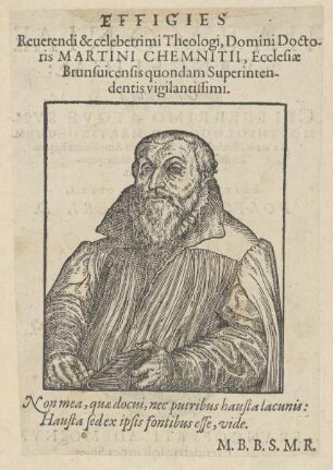 Bildnis des Martinus Chemnitius