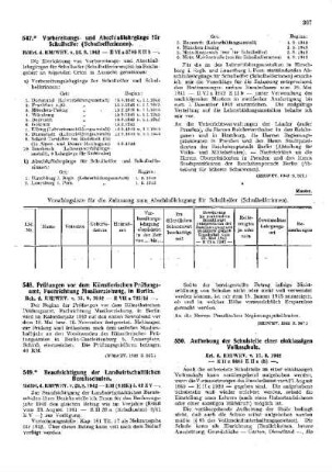 Aufhebung der Schulstelle einer einklassigen Volksschule : [Amtliche Erlasse] ; [Amtlicher Teil]
