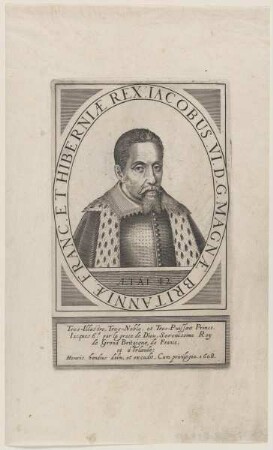 Bildnis des Iacobus VI., Magna Britannia Rex