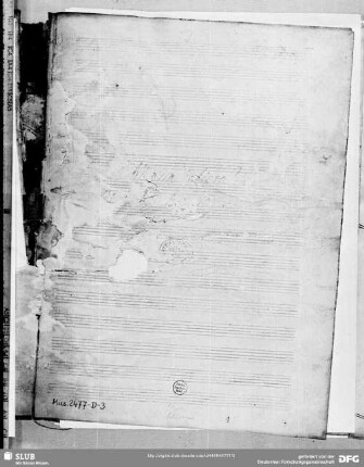 Masses - Mus.2477-D-3 : V (4), Coro, orch - F; MülH 155/8