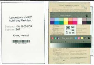 Entnazifizierung Helmut Knorr , geb. 05.10.1920 (Schlosser)