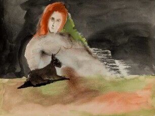 Ohne Titel (Akt mit roten Haaren)