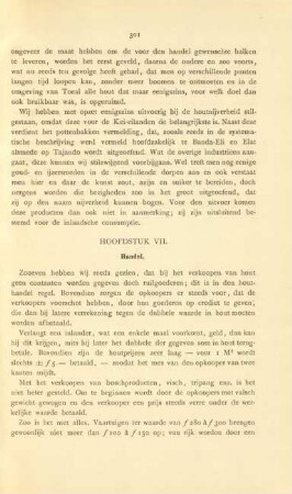 Hoofdstuk VII. Handel