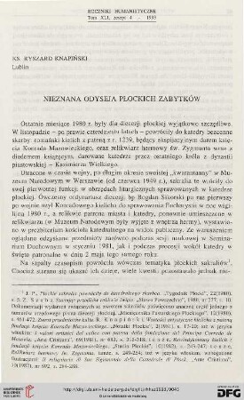41: Nieznana odyseja płockich zabytków