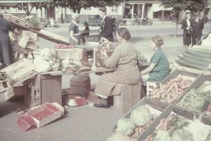 Reisefotos Skandinavien. Marktstand