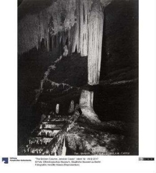 "The Broken Column, Jenolan Caves"