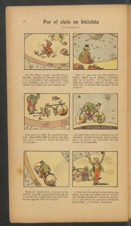 Por el cielo en bicicleta - (Continuación), [Cómic]