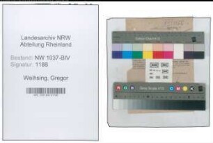 Entnazifizierung Gregor Weihsing , geb. 13.11.1904 ()