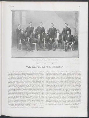 El Dr. Miguel A. de la Lama y sus discípulos