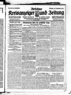 Iserlohner Kreisanzeiger und Zeitung. 1898-1949